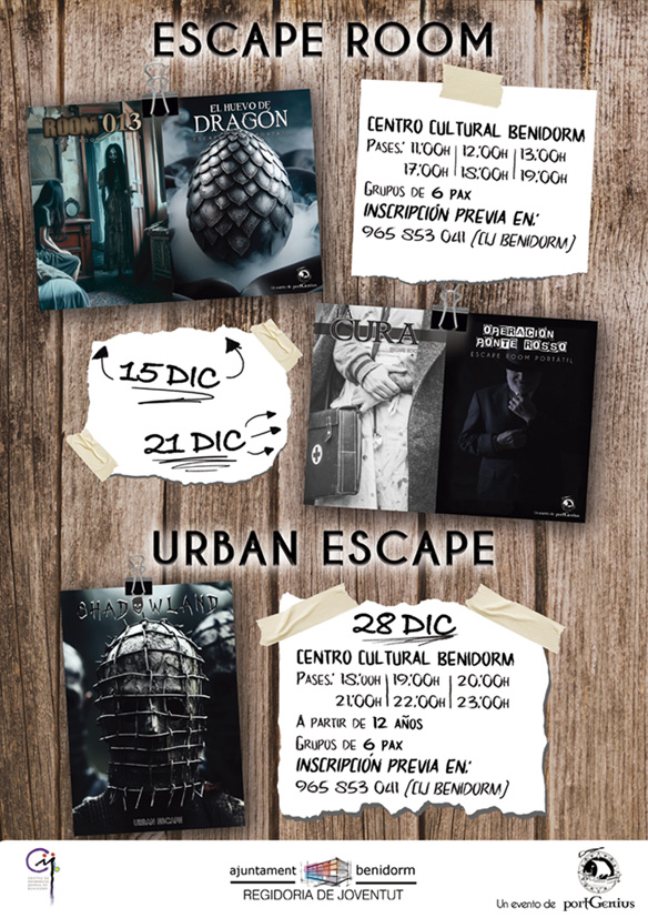 Escape rooms
